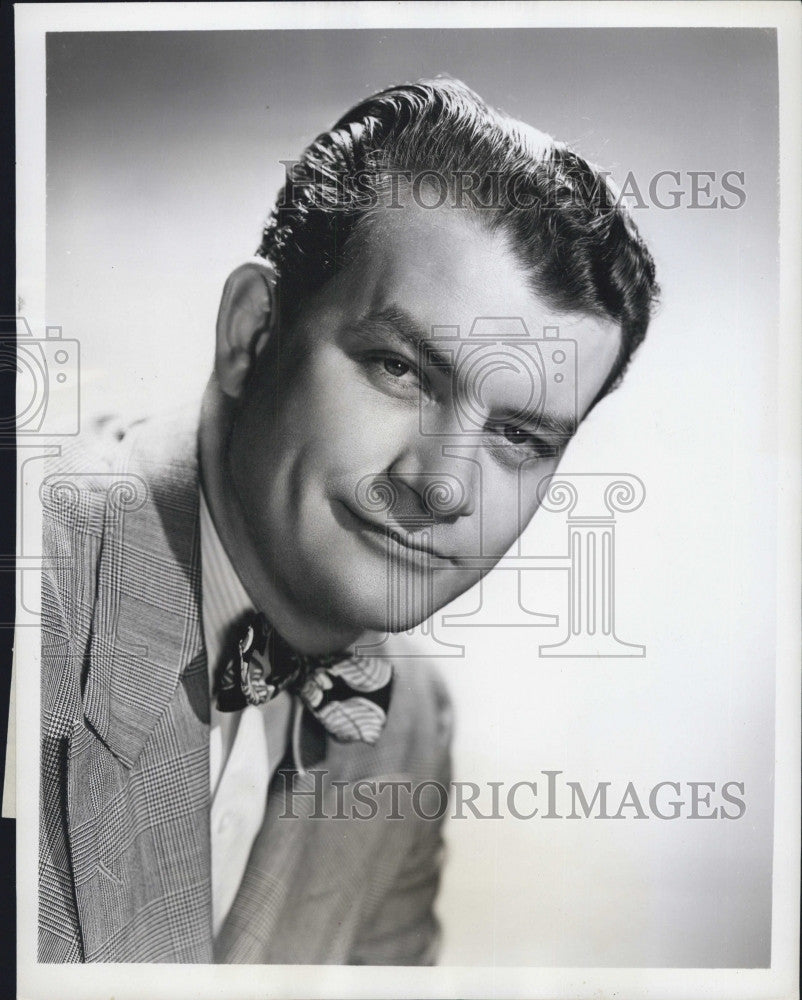 1945 Press Photo John Reed King  American television and radio host. - Historic Images