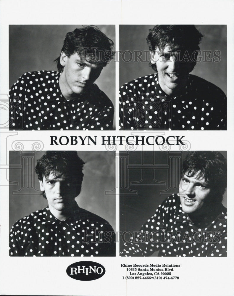 Press Photo Robyn Hitchcock  English singer-songwriter and guitarist. - Historic Images