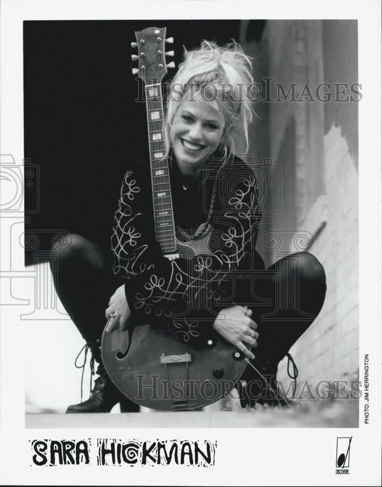 Press Photo Musician Sara Hickman - Historic Images