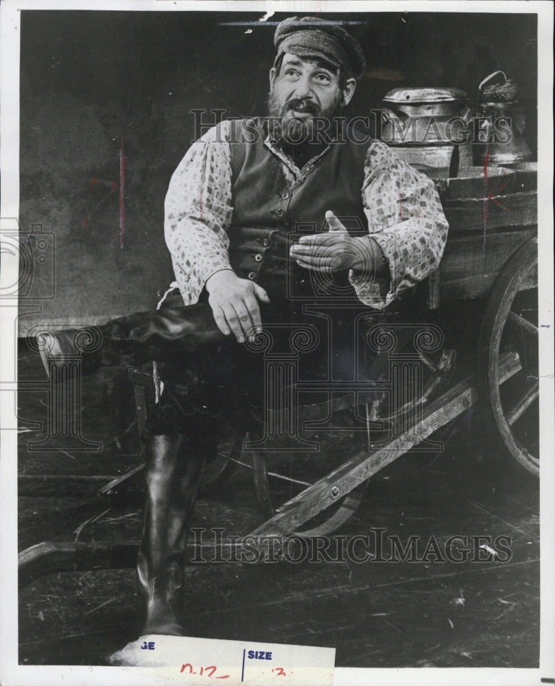 Press Photo Hershel Bernardi, American film, Broadway, and television actor. - Historic Images