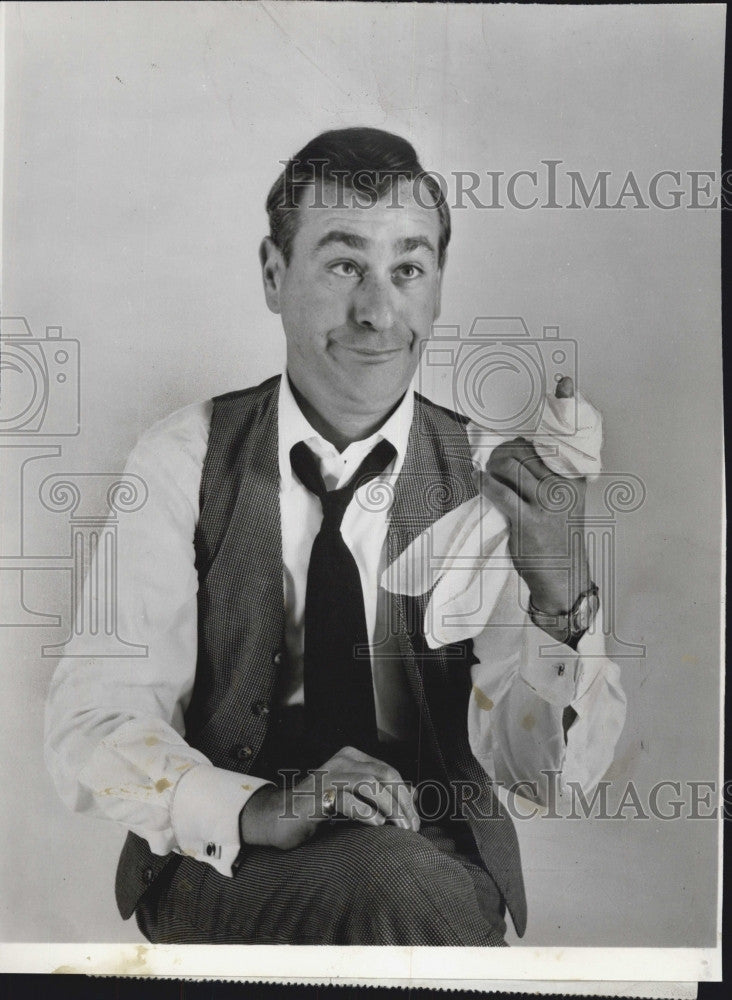 1962 Press Photo Shelly Berman shown in the picture - Historic Images