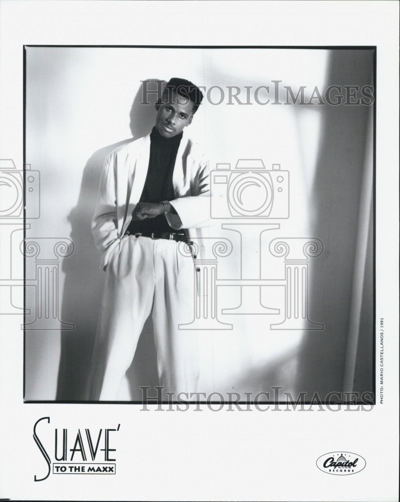 1991 Press Photo R&amp;B Singer Suave - Historic Images