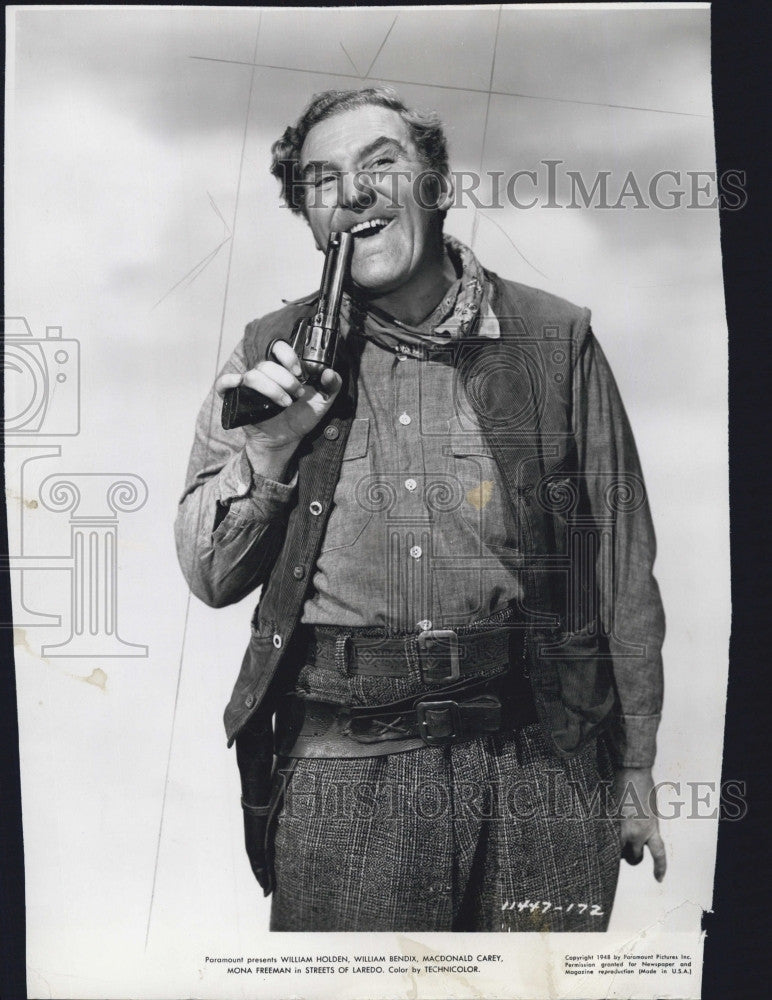 1949 Press Photo Actor William Bendix - Historic Images