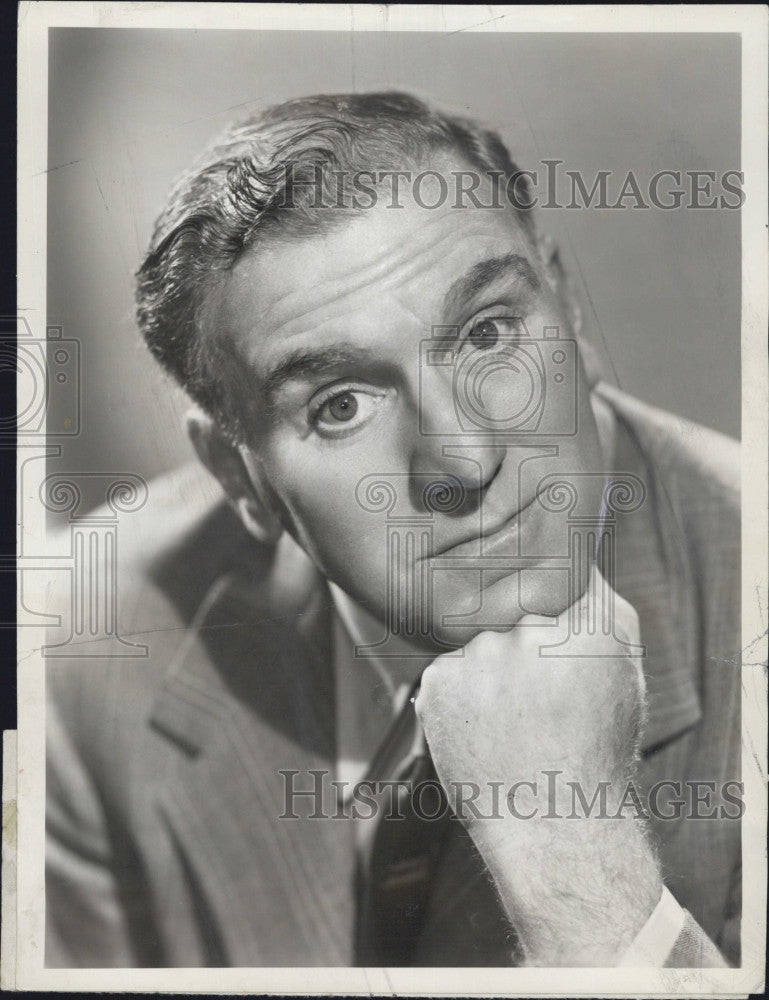 1956 Press Photo Actor William Bendix - Historic Images