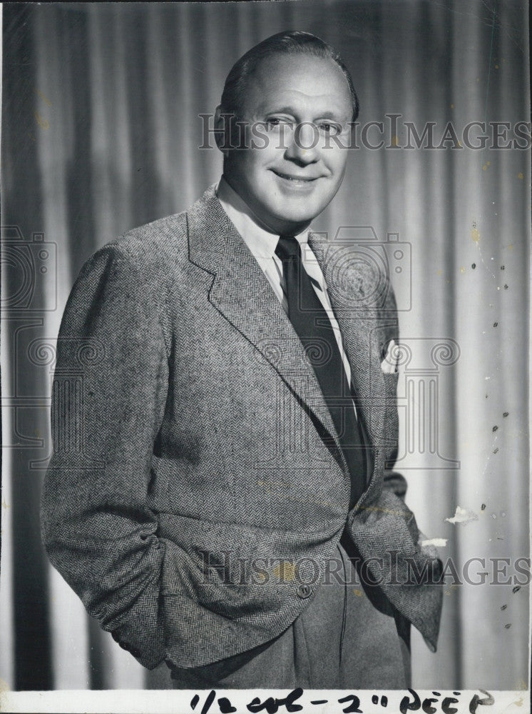 1953 Press Photo Comedian Jack Benny - Historic Images