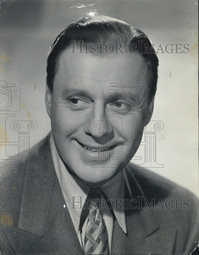 1943 Press Photo Comedian Jack Benny - Historic Images