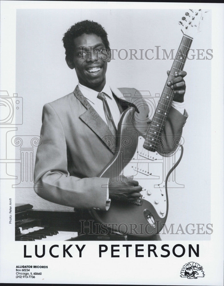 Press Photo Musician Lucky Peterson - Historic Images