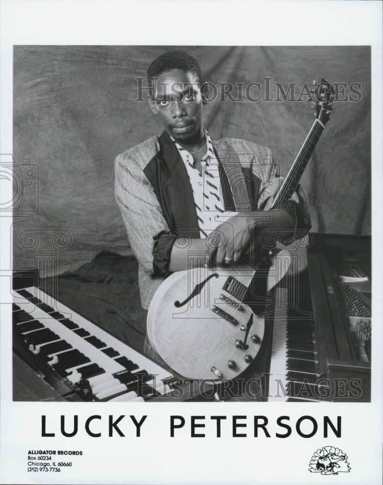 Press Photo Musician Lucky Peterson - Historic Images