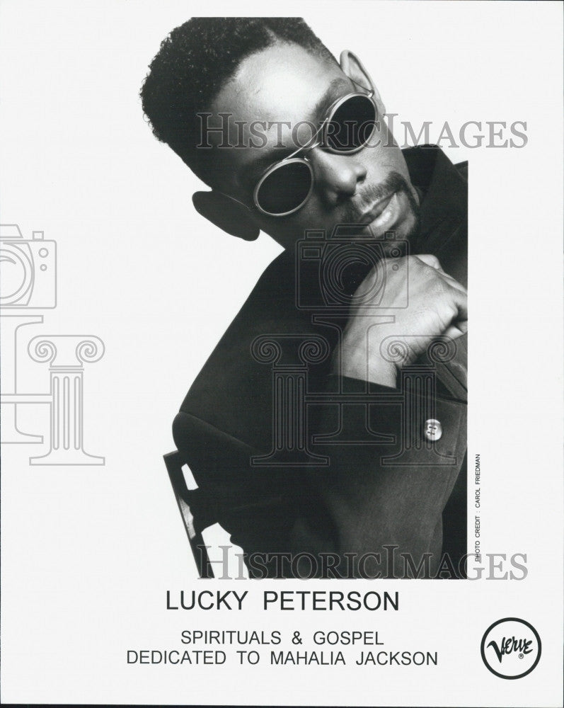 Press Photo Musician Lucky Peterson - Historic Images