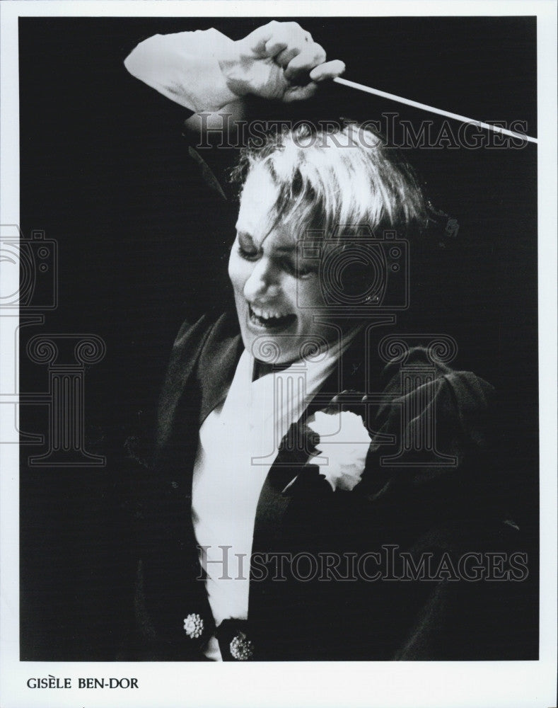 Press Photo Conductor Gisele Ben-Dor - Historic Images