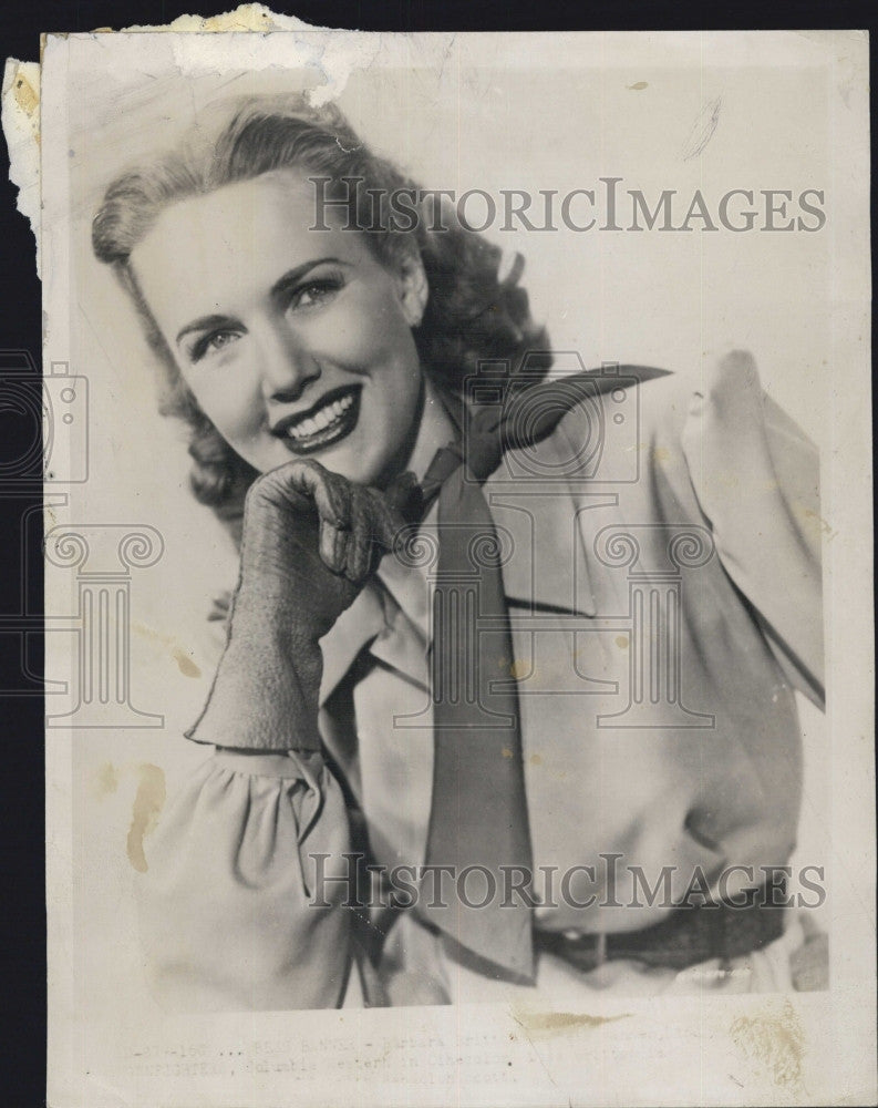 1953 Press Photo Actress Barbara Britton - Historic Images