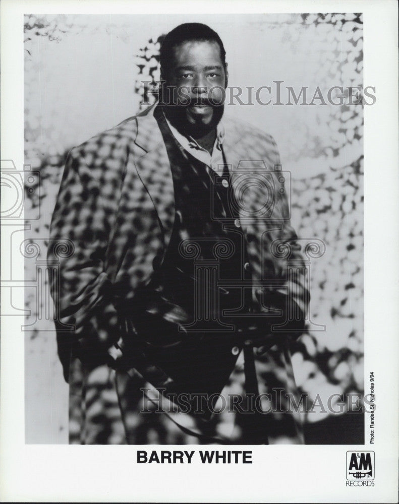 1996 Press Photo Barry White - Historic Images