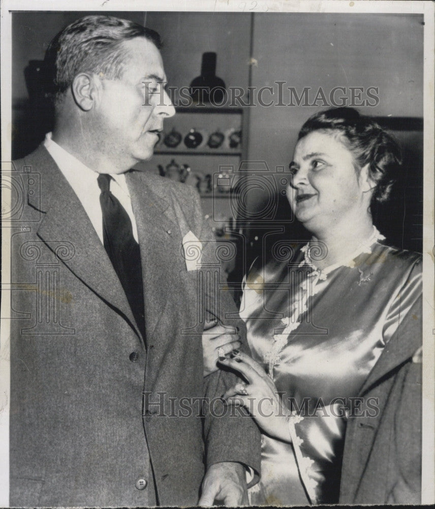 1951 Press Photo Mr. and Mrs. Theron Lamar Caudle - Historic Images