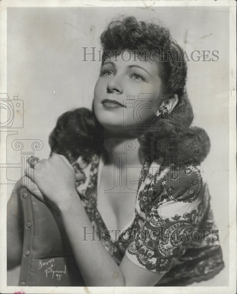 1955 Press Photo Actress Patricia Bright. - Historic Images