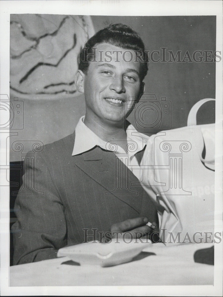 1954 Press Photo Airforce Academy Graduate Pilot Karel Cihak - Historic Images