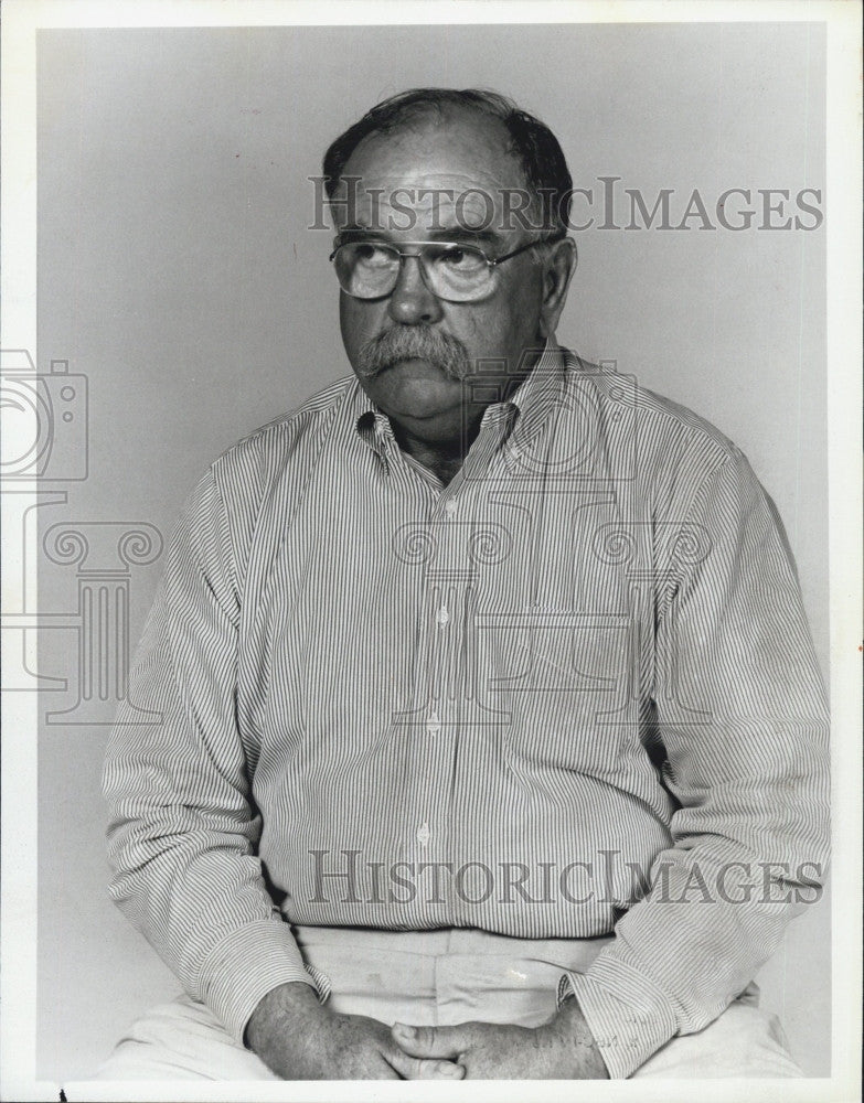 2001 Press Photo Acttor Wilford Brimley on &quot;Our House&quot; - Historic Images