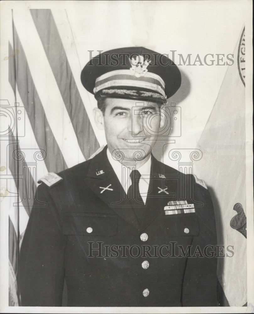 1956 Press Photo Lt Col Philip R Cibotti Jr - Historic Images