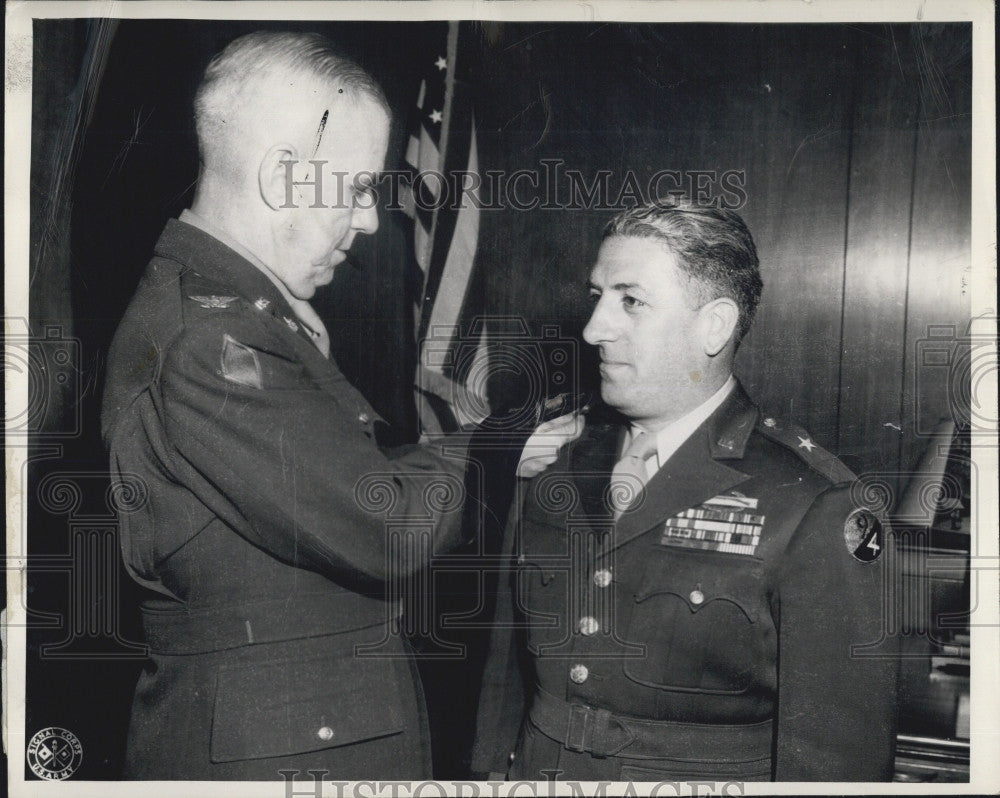 1948 Press Photo Colonel Ralph Palladino and Col. H. C. Vanderveer - Historic Images