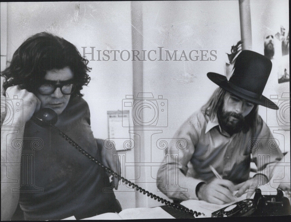 1970 Press Photo &quot;Woodstock&quot; producer Bob Maurice and director Michael Wadleigh - Historic Images