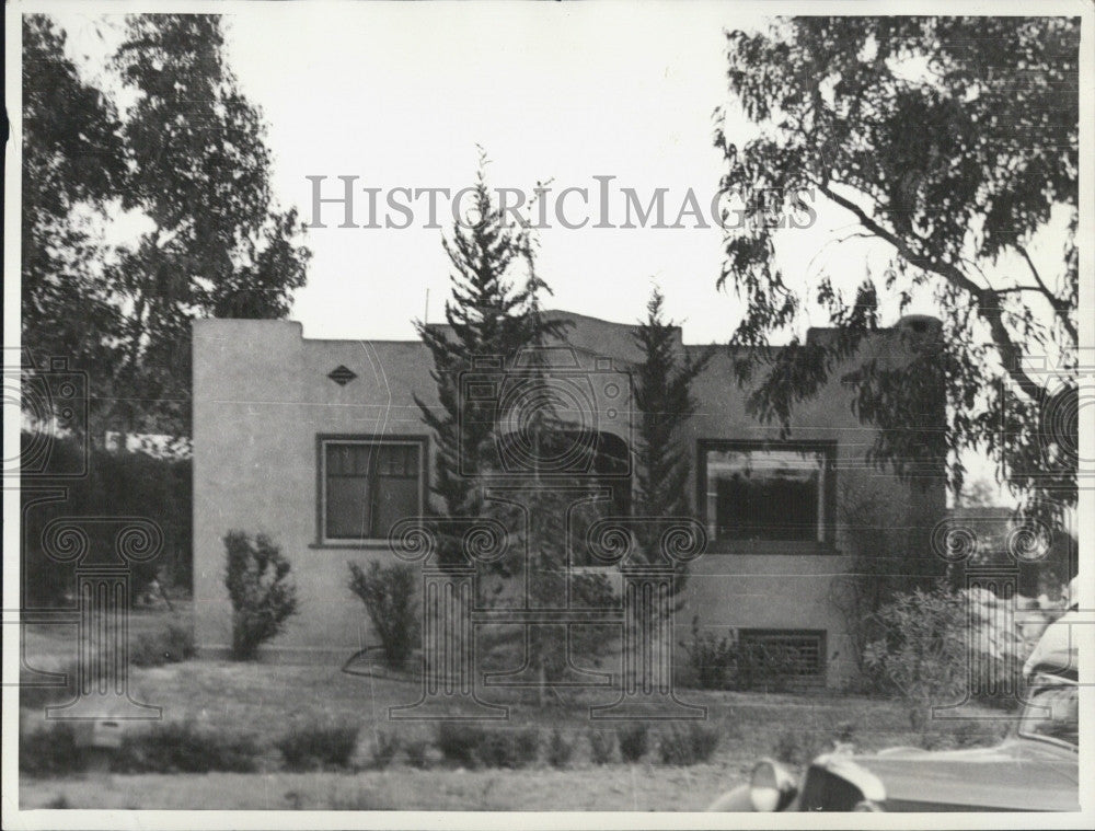 1934 Press Photo Exterior View Of Home Where Gottle Was Found - Historic Images