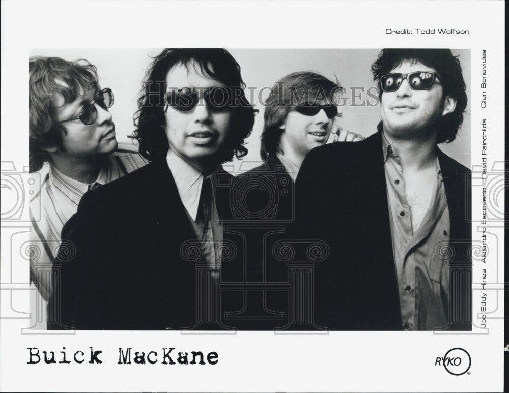 Press Photo Musicians Buick MacKane RYKO Alejandro Escovedo David Fairchilds and - Historic Images