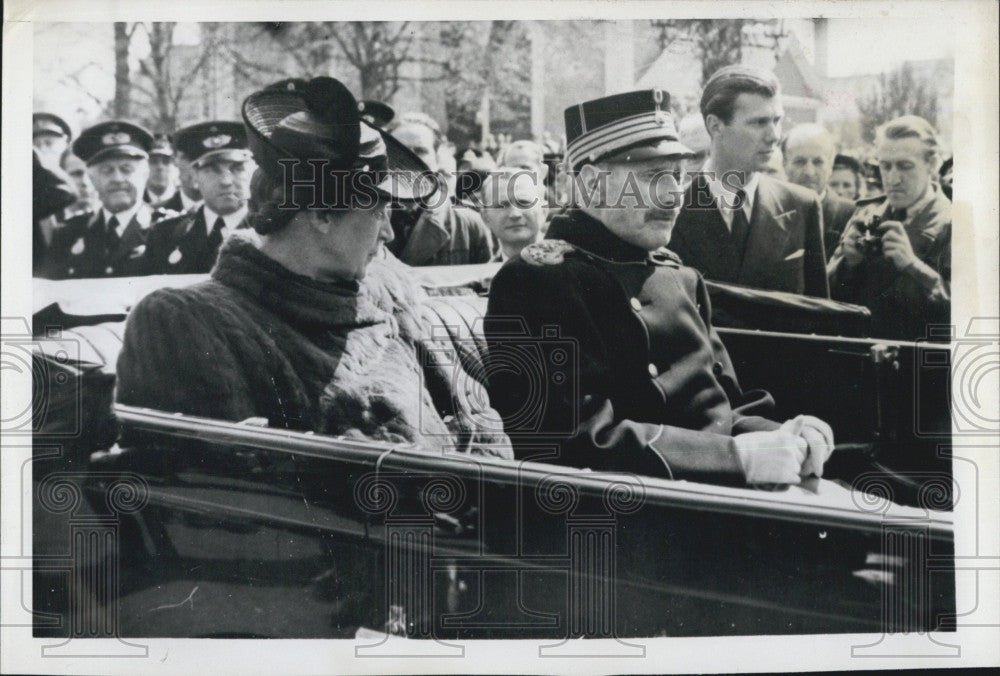 1946 Press Photo Queen Alexandrine of Denmark - Historic Images