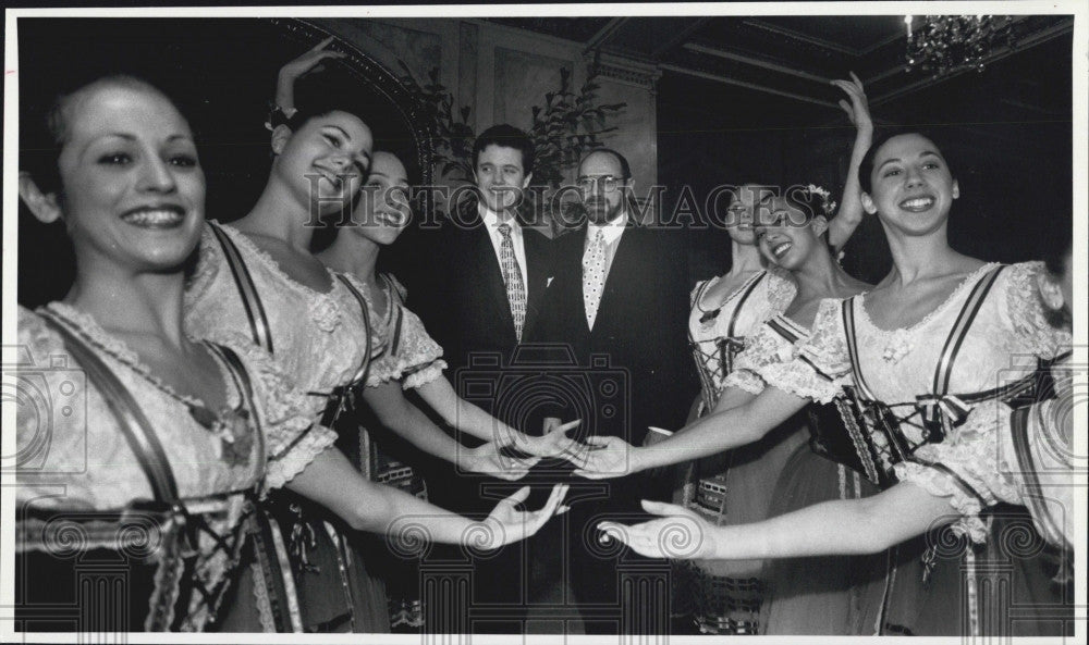 1996 Press Photo Crown Prince of Denmark Frederik Artistic Director Boston Balle - Historic Images