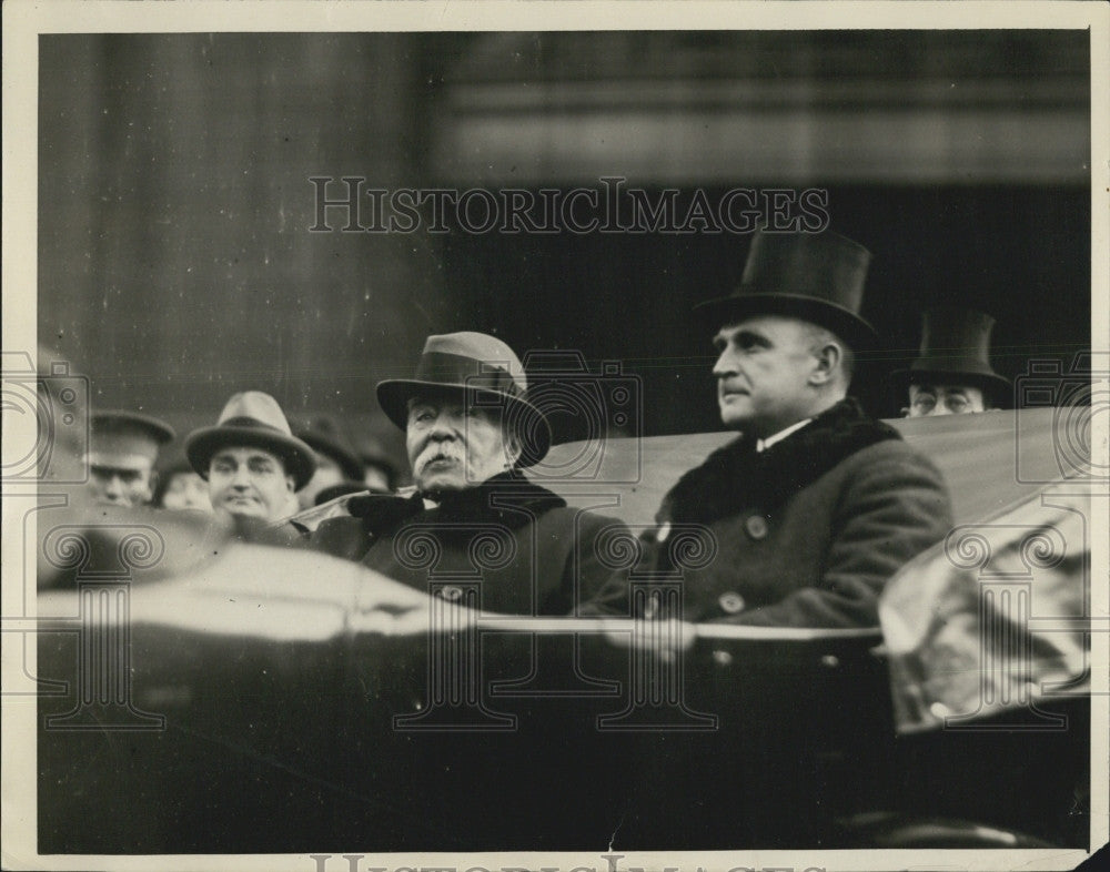 1922 Press Photo Clemenseau Visit to Boston - Historic Images