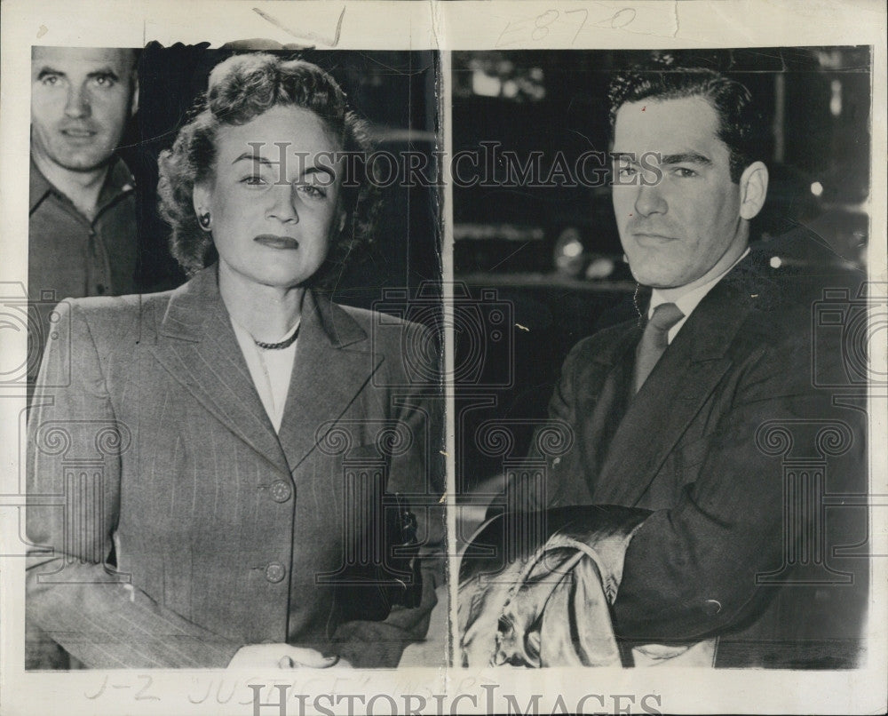 1947 Press Photo Lorraine Grant &amp; Jack Finn to Testify in Reznick Case - Historic Images