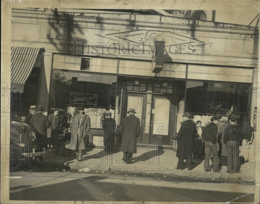 1937 Press Photo Mal-Nor Cafe Where Owner Louis Gaeta Shot And Killed - Historic Images