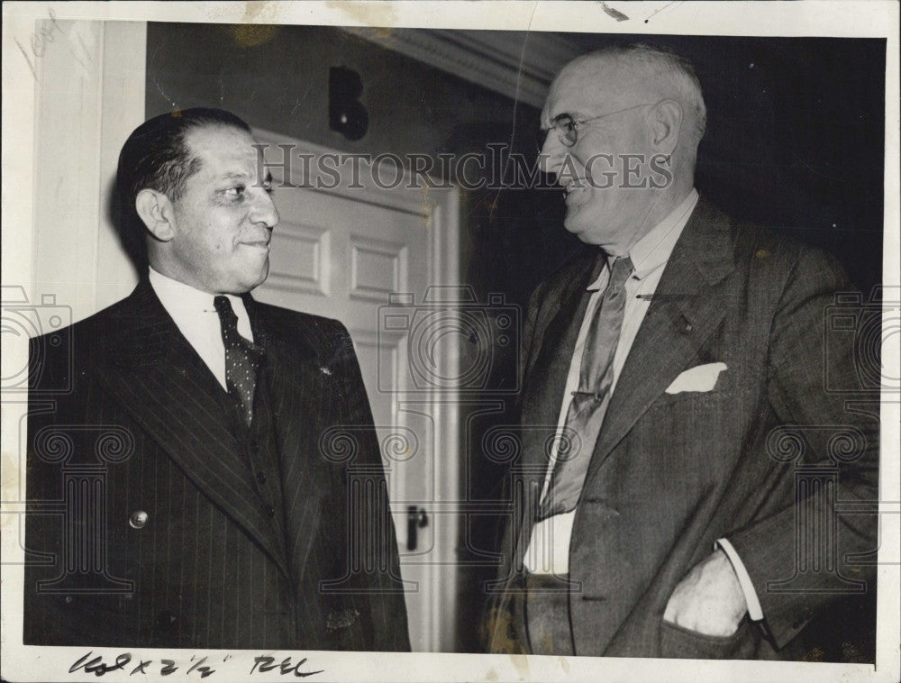 1947 Press Photo Judge Israel Ruby and Walter L.Potter. - Historic Images