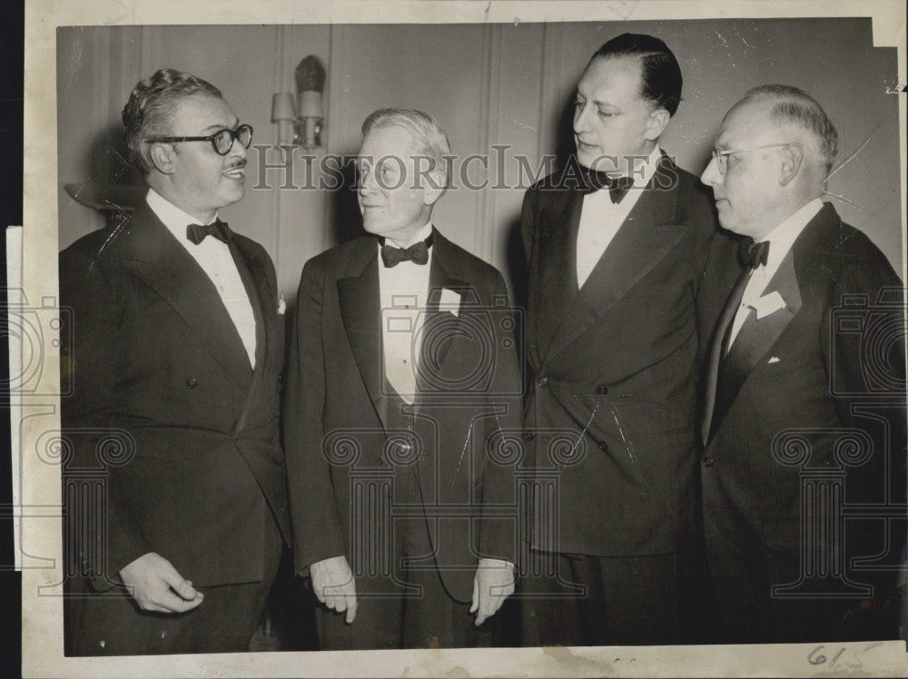 1947 Press Photo William Snaith  Robert Maynard Charles Jackson Carl Schmalz - Historic Images