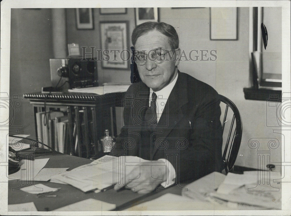1932 Press Photo Former Secretary of War Newton D. Baker - Historic Images