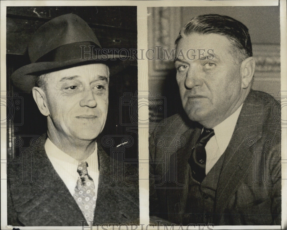 1940 Press Photo Harry D. Hershey &amp; John Steele Candidates For Illinois Primary - Historic Images