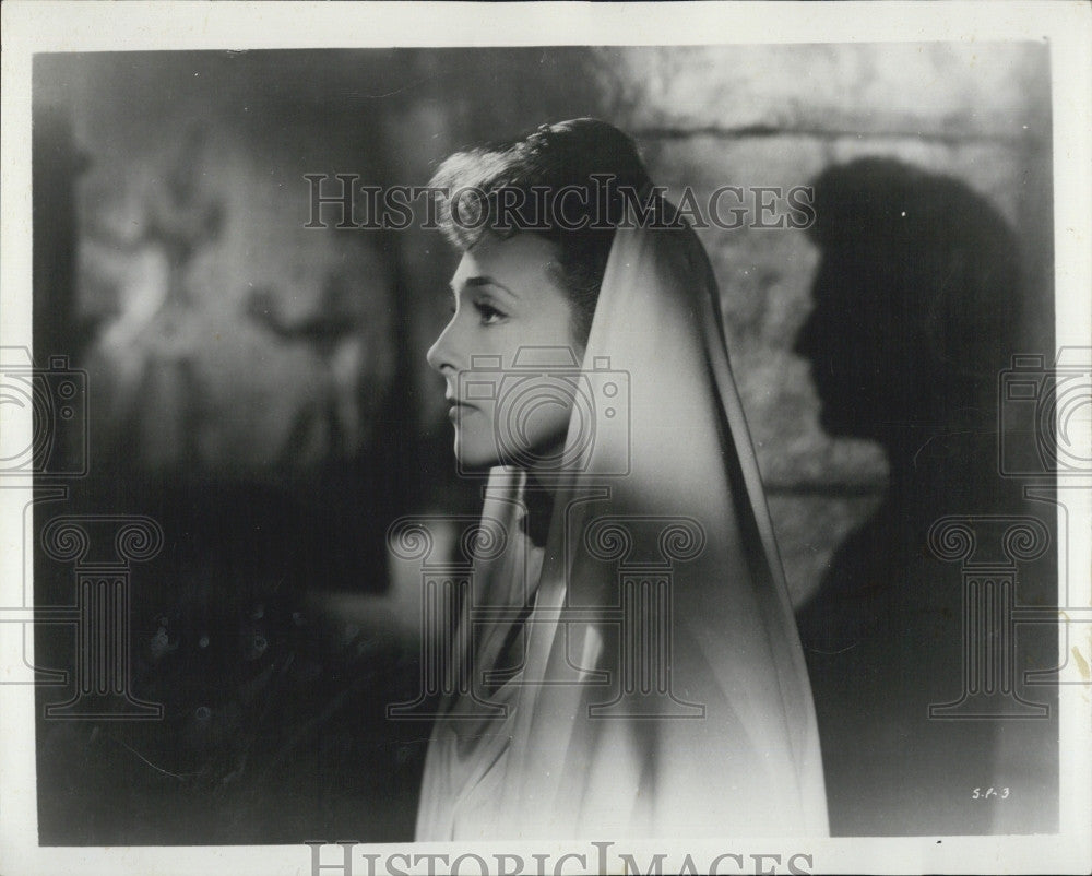 1955 Press Photo Actress Micheline Prelle - Historic Images