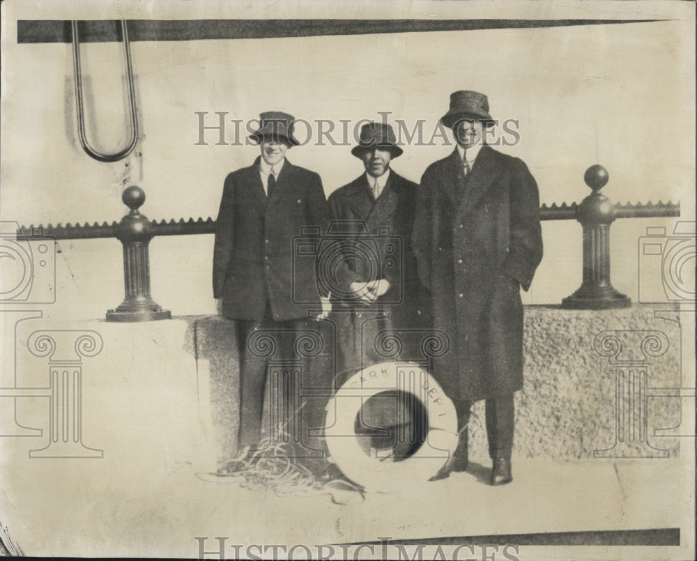 1912 Press Photo Richard Cardinal Cushing, Judge Daniel W. Casey, and Maurice F. - Historic Images