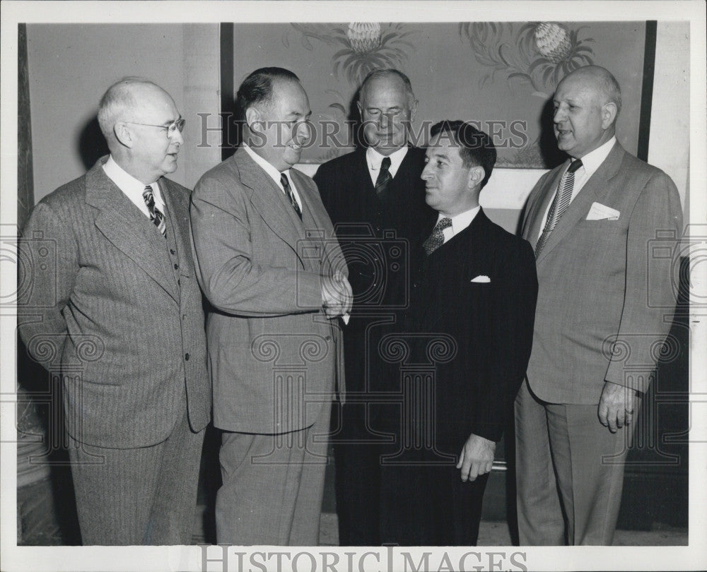 1948 Press Photo Jack Lacy, F. McCabe, M. Liming, F. Doscher, N. Catharin - Historic Images