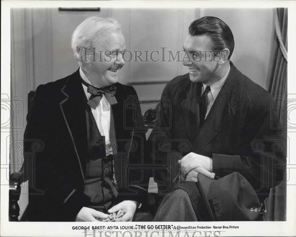 1937 Press Photo Charles Winninger &amp; George Brent in &quot;The Go Getter&quot; - Historic Images