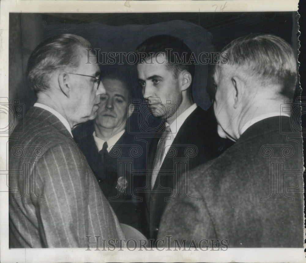 1946 Press Photo Capt Archie Miller,atty James DC Murray - Historic Images