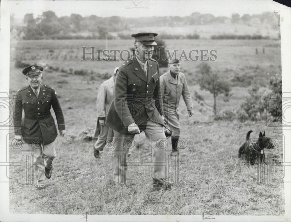 1942 Press Photo Maj Gen Sherman Miles Chief of First Corps Area - Historic Images