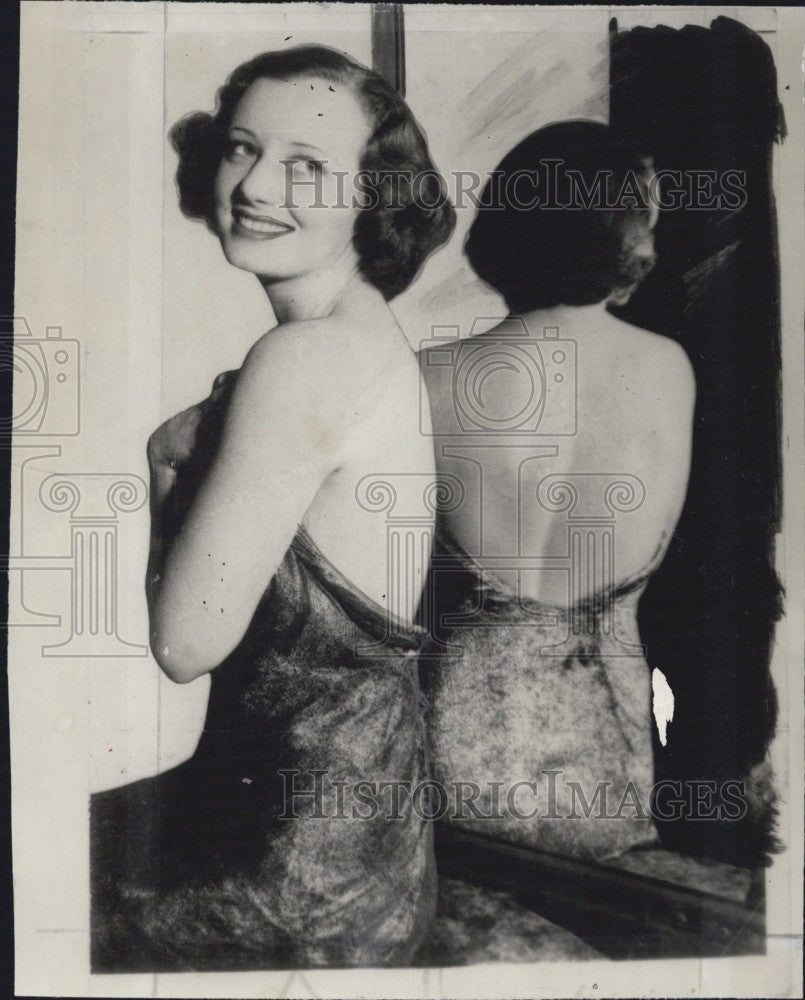 1938 Press Photo Actress Judith Allen - Historic Images