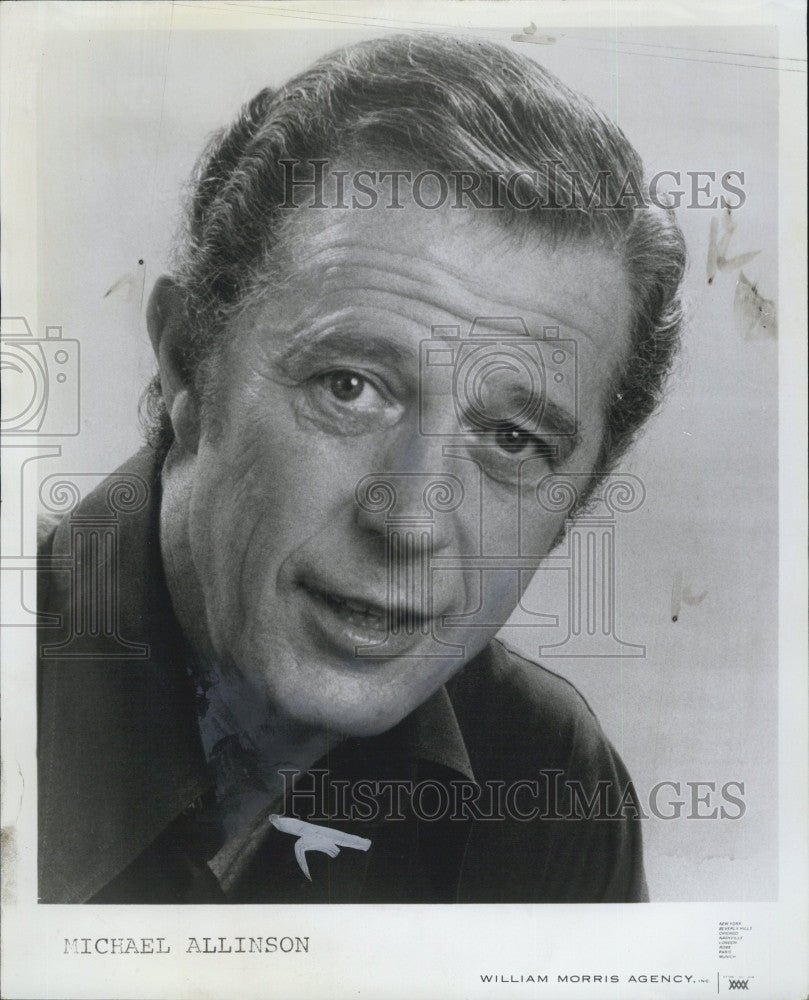 1976 Press Photo Actor Michael Allison for a film - Historic Images