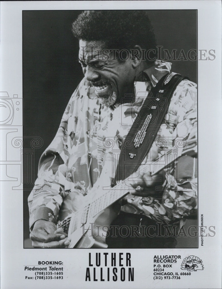 1995 Press Photo Musician Luther Allison - Historic Images