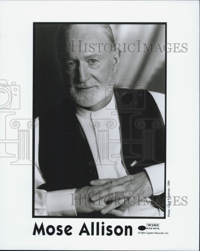 1998 Press Photo Pianist,composer,singer Mose Allison - Historic Images