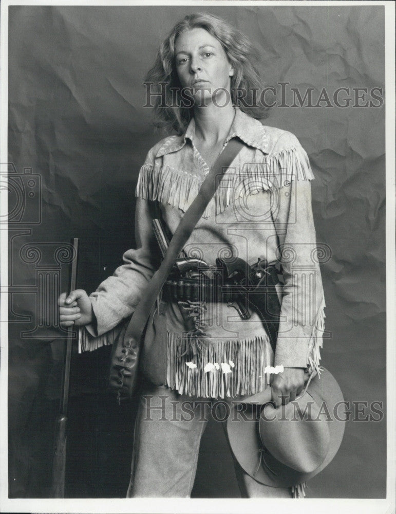 1985 Press Photo Actress Jane Alexander in &quot;Calamity Jane&quot; - Historic Images