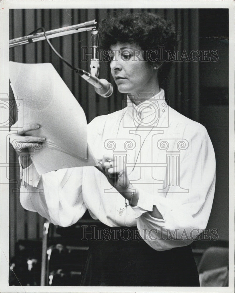 1978 Press Photo Actress Jane Alexander on &quot;Masterpiece Radio Theatre&quot; - Historic Images