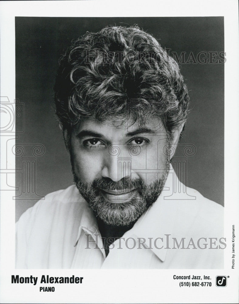 Press Photo Monty Alexander. - Historic Images