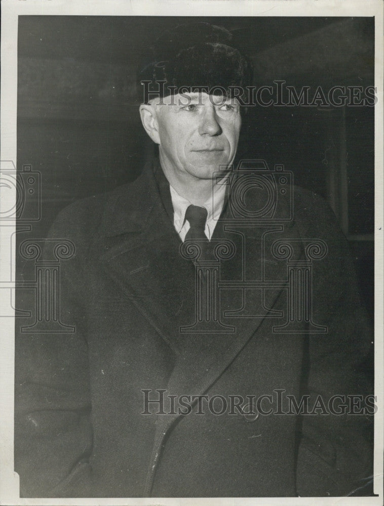 1950 Press Photo Dr Ralph Miller New Hampshire State Pathologist - Historic Images