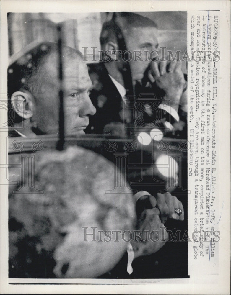 1964 Press Photo Astronauts Edwin "Buzz"Aldrin William Anders - Historic Images