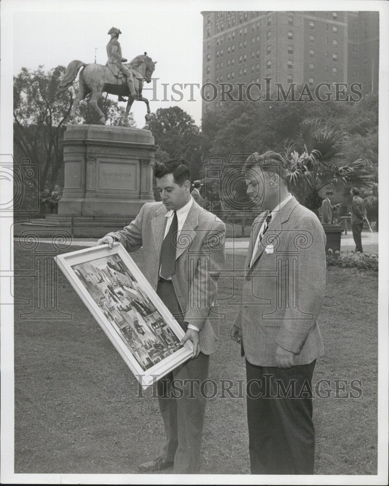 Boston Art Festival Officials Daniel Ahern Jr Nelson Aldrich 1952 Boston art festival officials daniel ahern jr nelson aldrich 1952